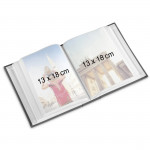 London Slip-in Album for 100 Photos w. a Size of 13x18 cm, grey