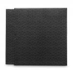 Zložka so 4‑D krúžkovou mechanikou, chrbát 70 mm, obal, čierno/sivá