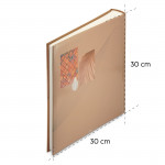 Album klasický SINGO II Terracotta 30x30 cm, 100 strán