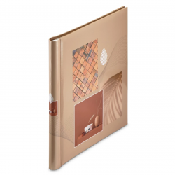 Samolepiaci album Singo II, 28x31 cm, 20 bielych strán, terakota