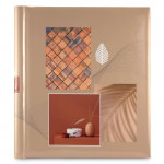 Samolepiaci album Singo II, 28x31 cm, 20 bielych strán, terakota