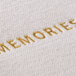 Knižné album Memories, 25x25 cm, 50 čiernych strán, sivé