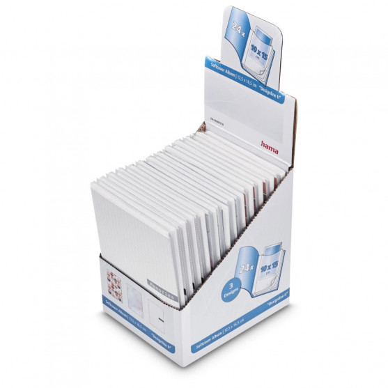 Designline II Soft Cover Album f 24 Photos w. a Size of 10x15 cm, assort.