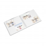 Špirálový album Confetti, 28x24 cm, 50 bielych strán Špirálový album Confetti, 28x24 cm, 50 bielych strán