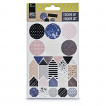 Sticker Set II, Display with Various Designs, Assorted