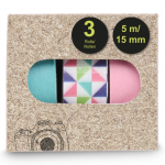 Masking Tapes II, 1.5x500 cm, Various Motifs in Sets of 3