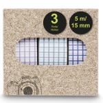 Masking Tapes II, 1.5x500 cm, Various Motifs in Sets of 3