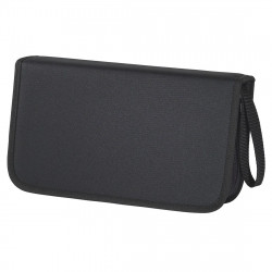 CD/DVD Nylon Wallet 104, black