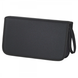 CD/DVD Nylon Wallet 104, black