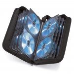 CD/DVD Nylon Wallet 104, black