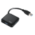 USB 3.0 rozbočovač 1:4, napájaný z USB, čierny, krabička
