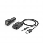 Bluetooth handsfree set do vozidla s aux-in, USB napájanie Bluetooth handsfree set do vozidla s aux-in, USB napájanie
