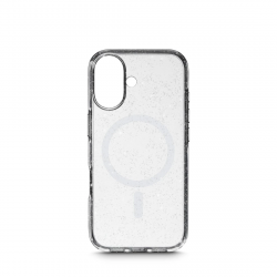“Mag Glitter” Cover for Apple iPhone 17, transparent