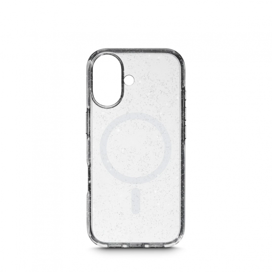 “Mag Glitter” Cover for Apple iPhone 17, transparent