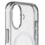 “Mag Glitter” Cover for Apple iPhone 17, transparent “Mag Glitter” Cover for Apple iPhone 17, transparent