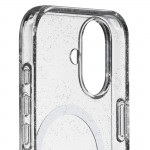 “Mag Glitter” Cover for Apple iPhone 17, transparent “Mag Glitter” Cover for Apple iPhone 17, transparent