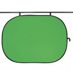 Skladací pozadie 2v1, zelená/modrá, 150 x 200 cm