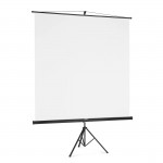 Projekčné plátno 2v1, 180x180 cm, uhlopriečka 255 cm, so statívom, biele