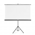 Projekčné plátno 2v1, 180x180 cm, uhlopriečka 255 cm, so statívom, biele