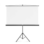 Projekčné plátno 2v1, 180x180 cm, uhlopriečka 255 cm, so statívom, biele Projekčné plátno 2v1, 180x180 cm, uhlopriečka 255 cm, so statívom, biele