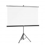 Projekčné plátno 2v1, 180x180 cm, uhlopriečka 255 cm, so statívom, biele