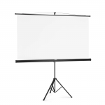 Projekčné plátno 2v1, 180x180 cm, uhlopriečka 255 cm, so statívom, biele Projekčné plátno 2v1, 180x180 cm, uhlopriečka 255 cm, so statívom, biele
