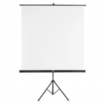 Projekčné plátno 2v1, 155x155 cm, uhlopriečka 219 cm, so statívom, biele Projekčné plátno 2v1, 155x155 cm, uhlopriečka 219 cm, so statívom, biele