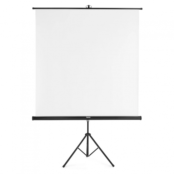 Projekčné plátno 2v1, 155x155 cm, uhlopriečka 219 cm, so statívom, biele Projekčné plátno 2v1, 155x155 cm, uhlopriečka 219 cm, so statívom, biele