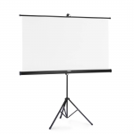 Projekčné plátno 2v1, 155x155 cm, uhlopriečka 219 cm, so statívom, biele Projekčné plátno 2v1, 155x155 cm, uhlopriečka 219 cm, so statívom, biele