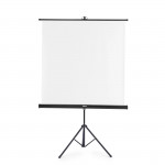 Projekčné plátno 2v1, 125x125 cm, uhlopriečka 177 cm, so statívom, biele