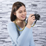 Braid 120, popruh na fotoaparát, dĺžka 120 cm, čierny/žltý Braid 120, popruh na fotoaparát, dĺžka 120 cm, čierny/žltý