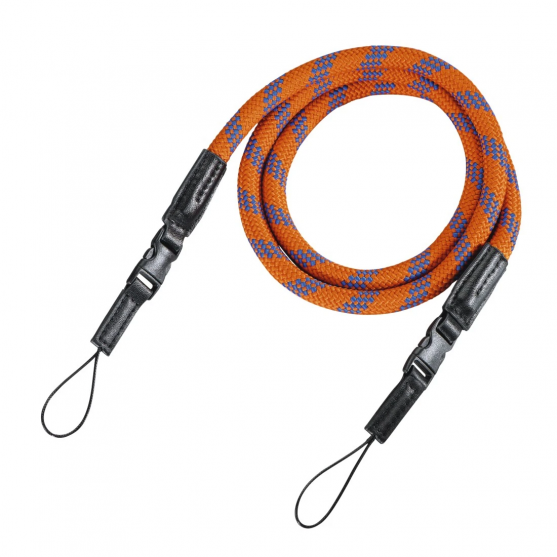 Braid 120, popruh na fotoaparát, dĺžka 120 cm, oranžový/modrý Braid 120, popruh na fotoaparát, dĺžka 120 cm, oranžový/modrý
