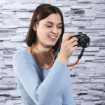 Braid 120, popruh na fotoaparát, dĺžka 120 cm, oranžový/modrý Braid 120, popruh na fotoaparát, dĺžka 120 cm, oranžový/modrý