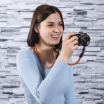 Braid 120, popruh na fotoaparát, dĺžka 120 cm, oranžový/modrý Braid 120, popruh na fotoaparát, dĺžka 120 cm, oranžový/modrý