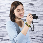Braid 20, pútko na fotoaparát, dĺžka 20 cm, čierne/žlté