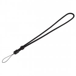 Univerzálna textilná šnúrka, 22 cm, čierna