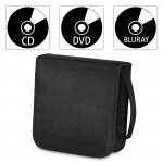 Obal na CD/DVD/Blu-ray, 40 ks, čierny
