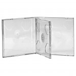Štandardný dvojobal na CD, balenie po 5 kusoch, priehľadný
