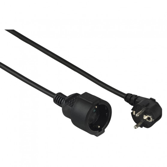 Schuko Extension Cable Profi, 10 m, black