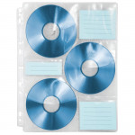 Fólia na 6 CD/DVD, DIN A4, balenie 10 ks