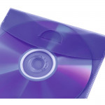 CD/DVD ochranný obal, PP, mix farieb, 50 ks