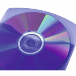 CD/DVD ochranný obal, PP, mix farieb, 50 ks