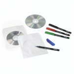 CD/DVD Paper Protection Sleeves, white, pack of 25 CD/DVD Paper Protection Sleeves, white, pack of 25