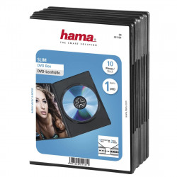 Slim DVD obal, balenie po 10 kusov, čierny