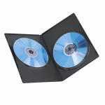 DVD dvojobal slim, balenie po 10 kusov, čierny