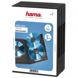 DVD box na 3 DVD, s fíliou, èierny, 5 ks
