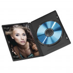 Obal na 1 DVD, čierny, balenie 10 ks