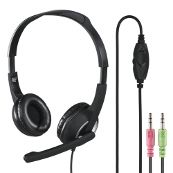 HS-P150 PC Office Headset, Stereo, black