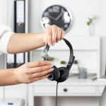 HS-P150 PC Office Headset, Stereo, black