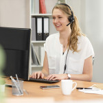 HS-P150 PC Office Headset, Stereo, black